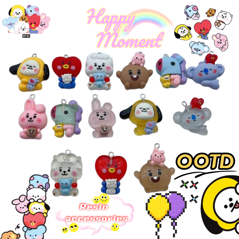 Resin Craft Kit - BT21 mang chimmy shooky koya anime