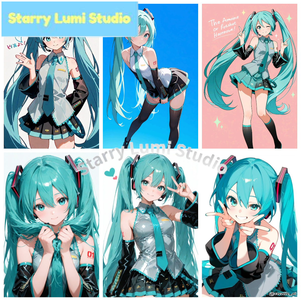Resin Craft Kit - Hatsune Miku Diamond painting Art Kit