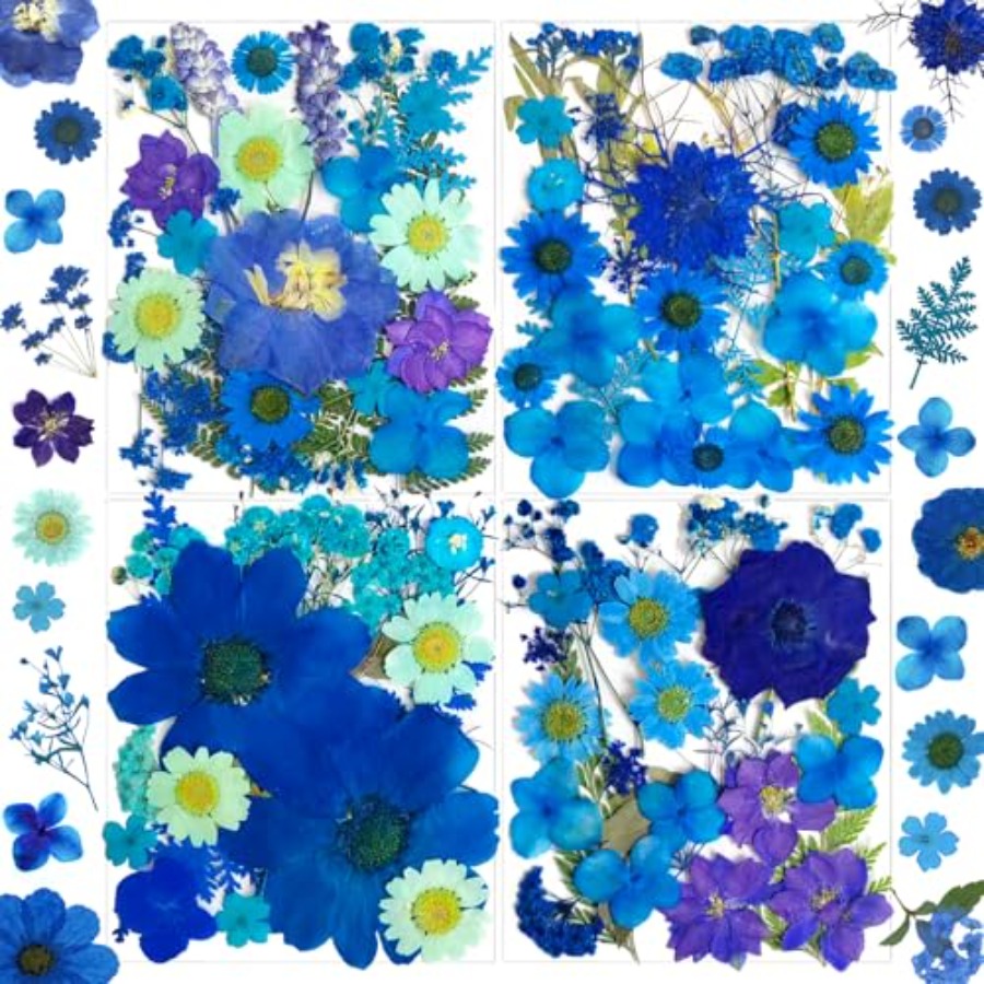 Dried Flower Bulk - 94Pcs Dried Pressed Flowers for Resin