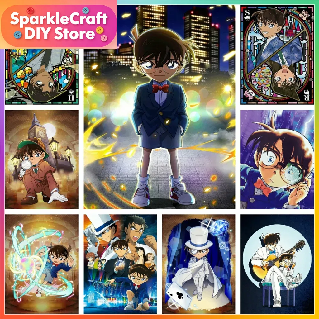 Resin Craft Kit - 1pc frameless Detective Conan Anime Diamond