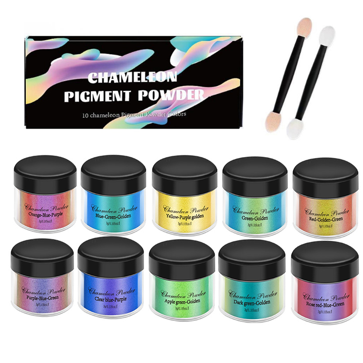10/20pcs Mirror Chameleons Pig - Resin Glitter Pack のレビューと価格