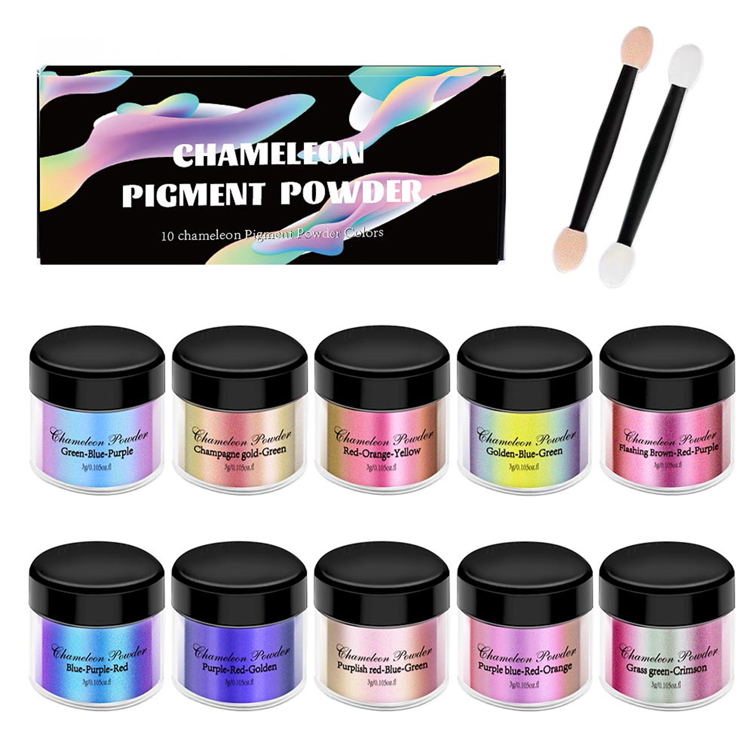 10/20pcs Mirror Chameleons Pig - Resin Glitter Pack のレビューと価格