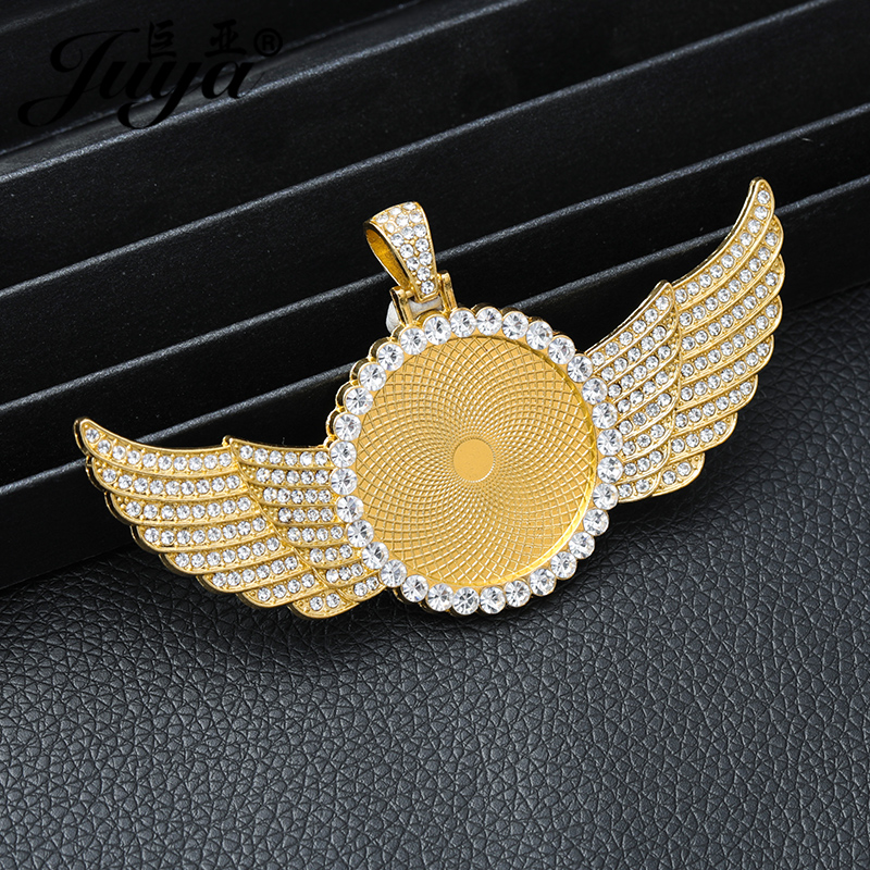 5PCS Blank Wings Pendant Setti - Bezels Set Pendant のレビューと価格