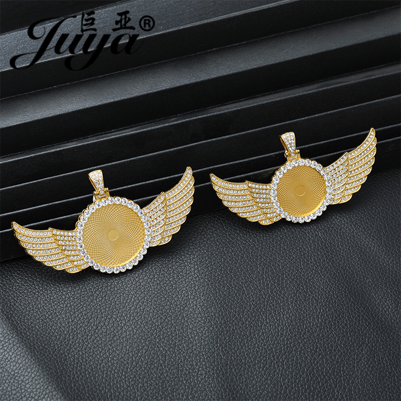 5PCS Blank Wings Pendant Setti - Bezels Set Pendant のレビューと価格