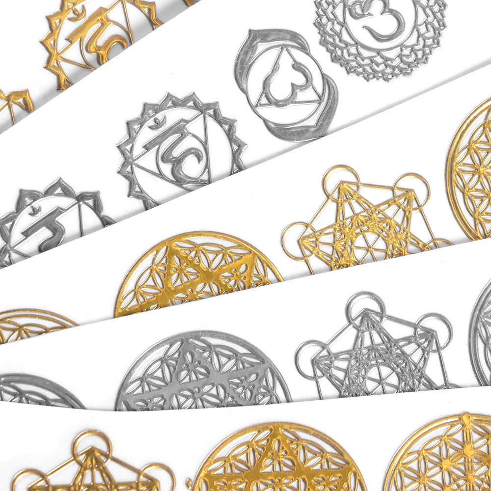 New Geometric Pattern Metal En - Flower Preservation Resin のレビューと価格