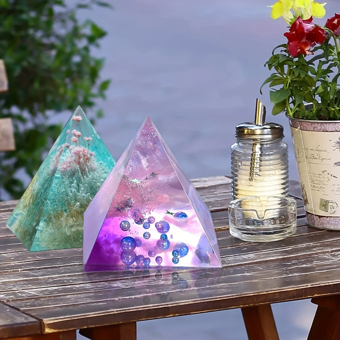 5pc- Pyramid resin molds of va - Resin Jewelry Kit のレビューと価格