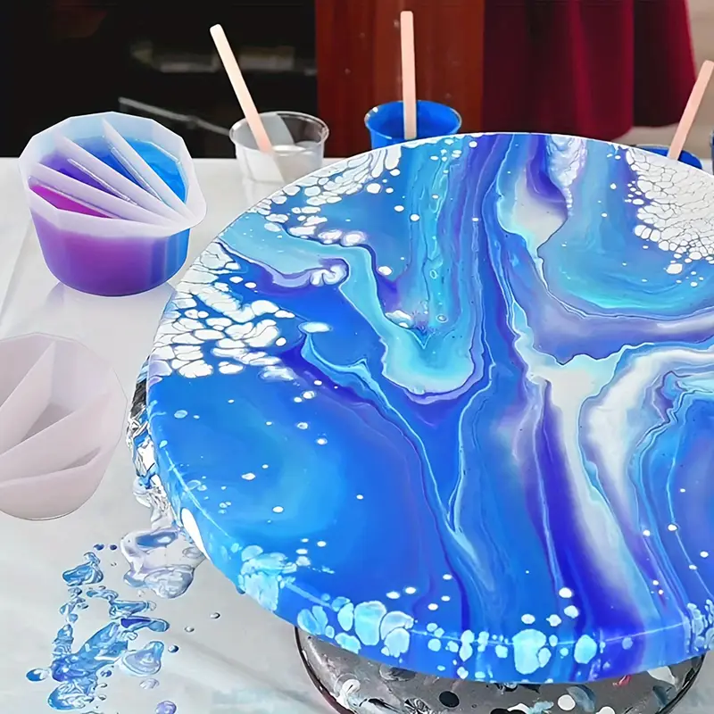 Split Cup For Paint Pouring,Re - Mixing Cup Silicone のレビューと価格