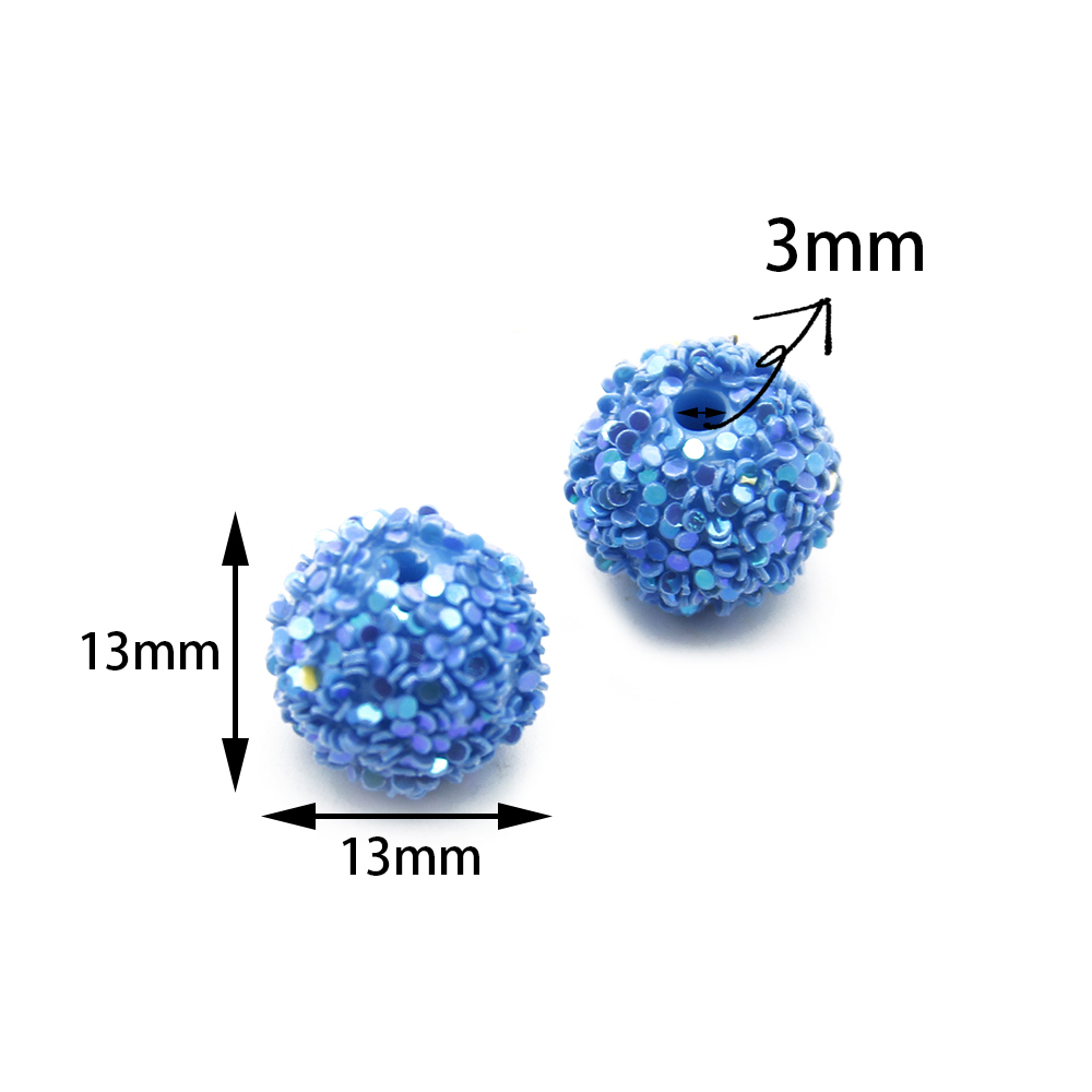5pcs/pack Glitter Resin Beads, - Resin Glitter Pack のレビューと価格