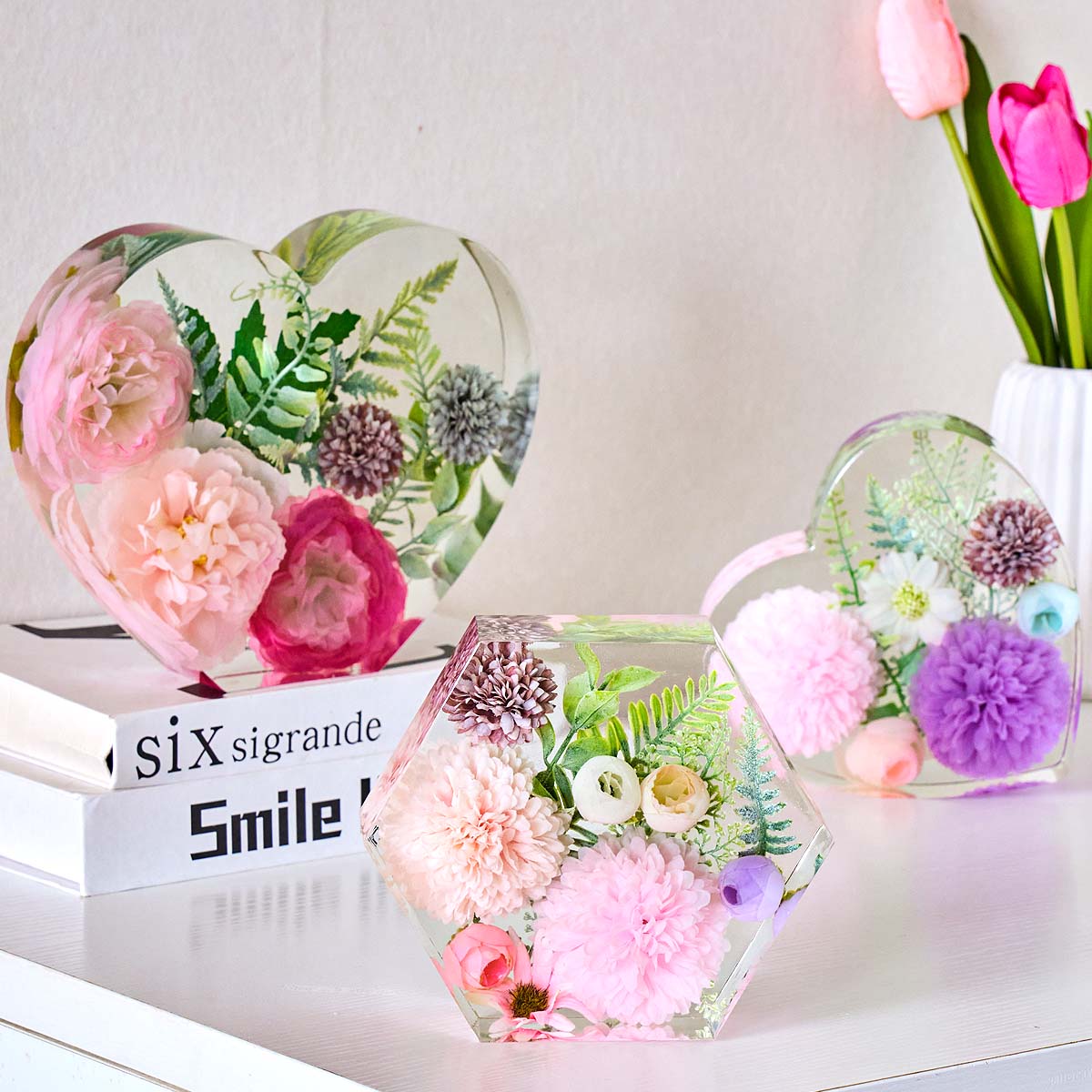 Large Love Silicone Mold DIY H - Flower Preservation Resin のレビューと価格