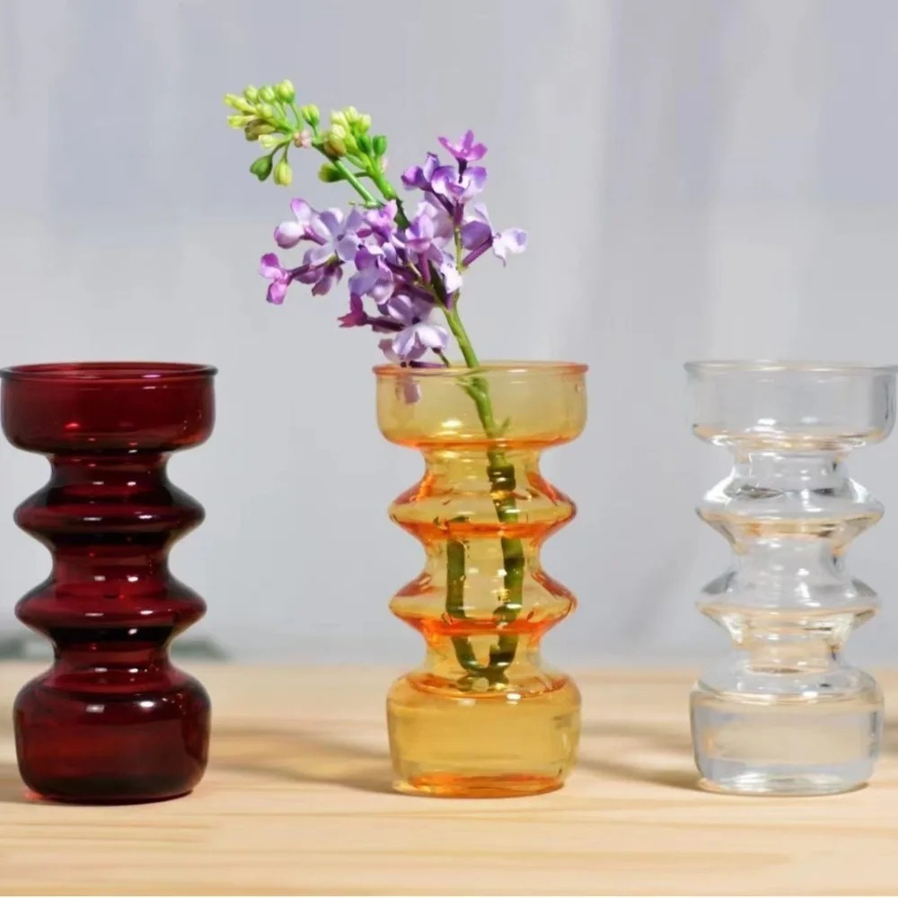 Colorful Vases Glass Ornaments - Dried Flower Bulk のレビューと価格