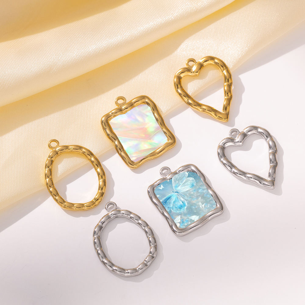 5pcs Stainless Steel Heart Rou - Resin Crafts Diy のレビューと価格