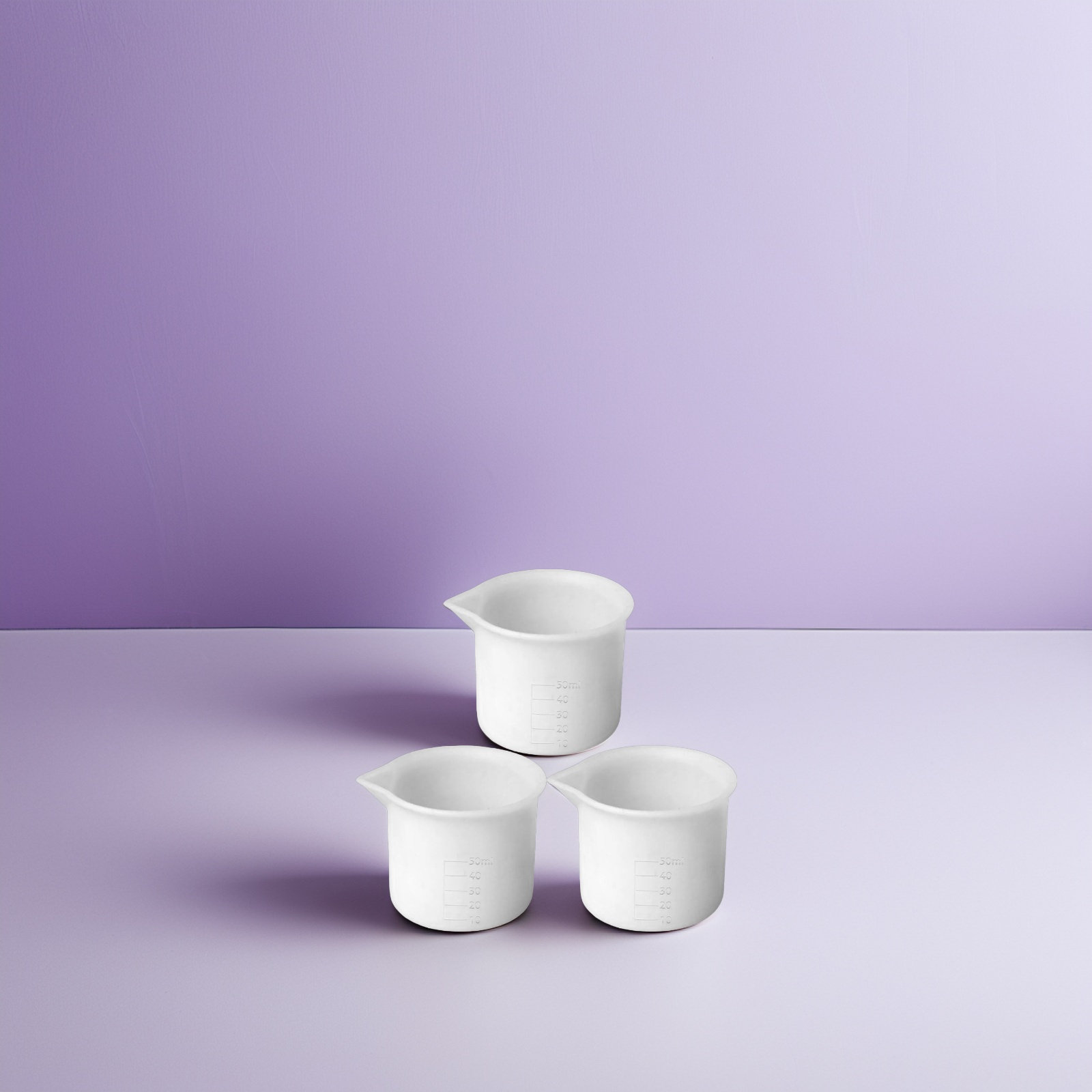 3Pcs 50Ml Silicone Measuring C - Mixing Cup Silicone のレビューと価格