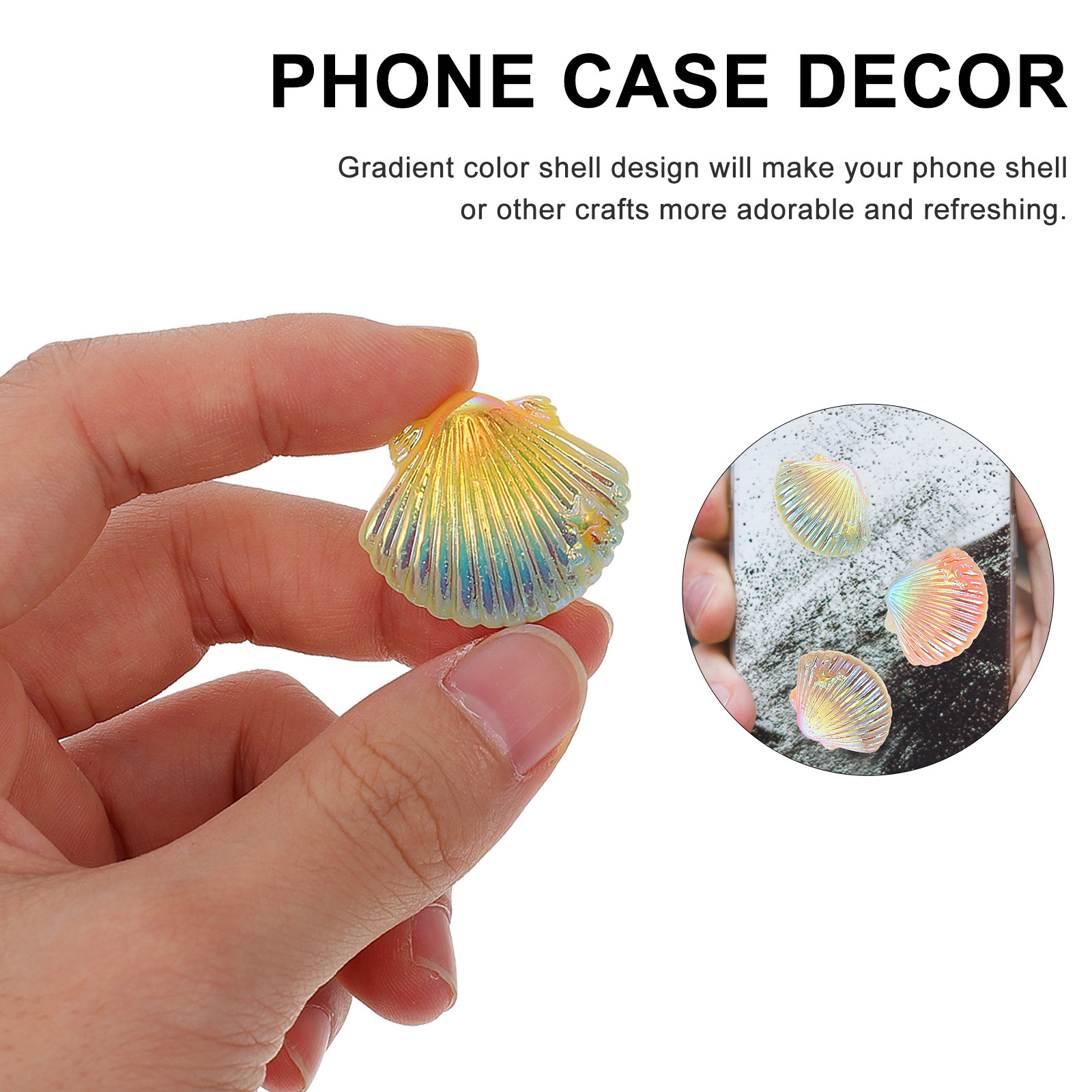 20Pcs Shell Charms for DIY Pho - Resin Crafts Diy のレビューと価格