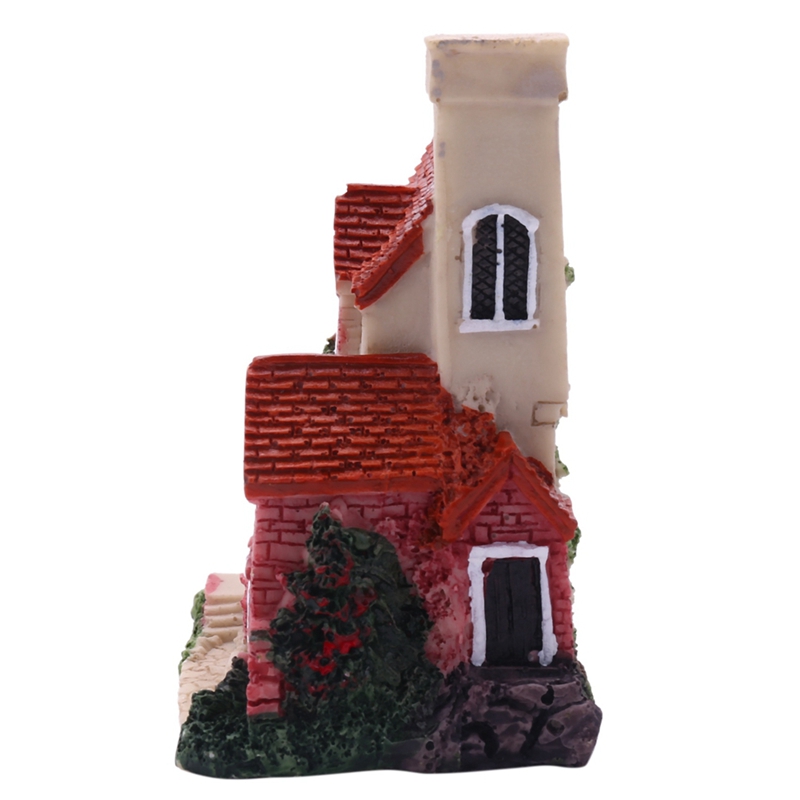 Cute Mini Resin House Miniatur - Resin Crafts のレビューと価格
