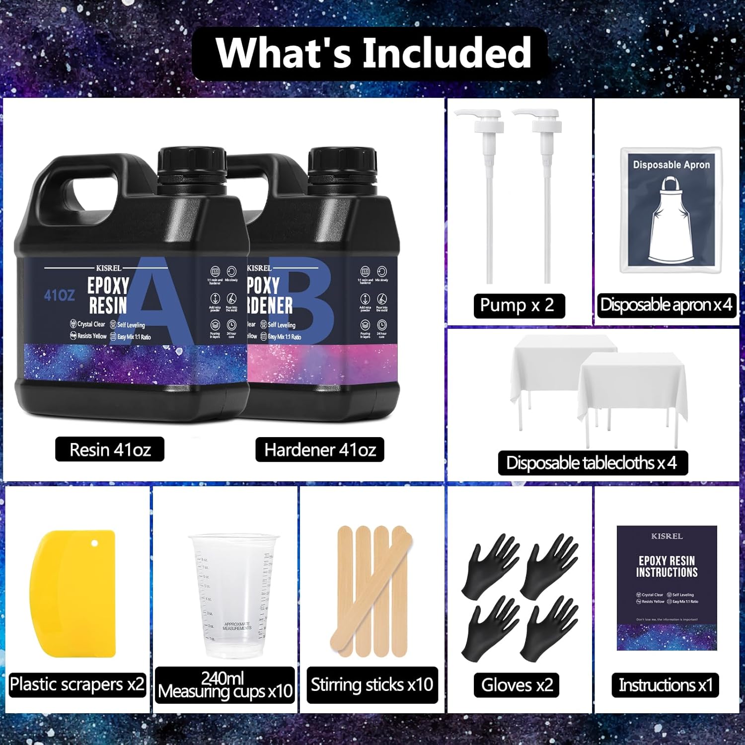 Crystal Clear Epoxy Resin Kit  - Resin Jewelry Kit のレビューと価格