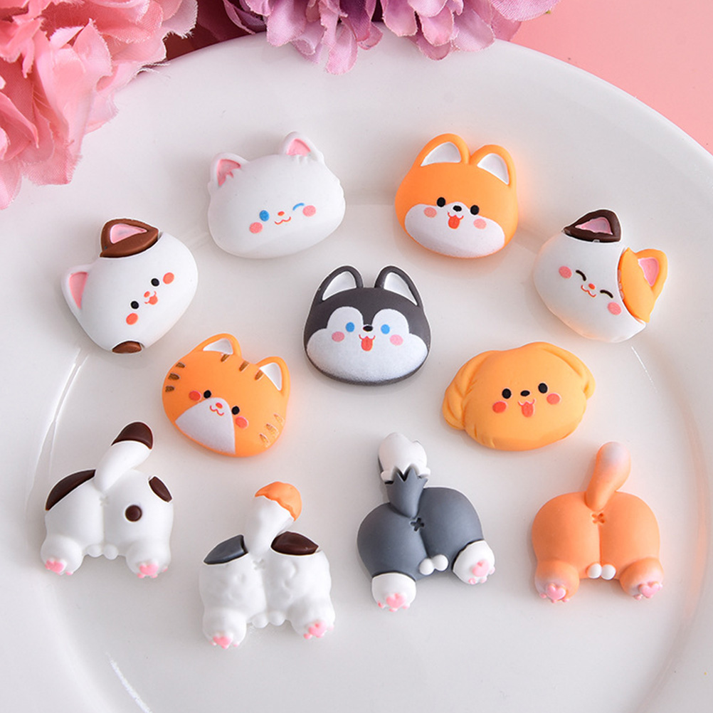 14Pcs DIY Resin Cartoon Charms - Resin Crafts Diy のレビューと価格