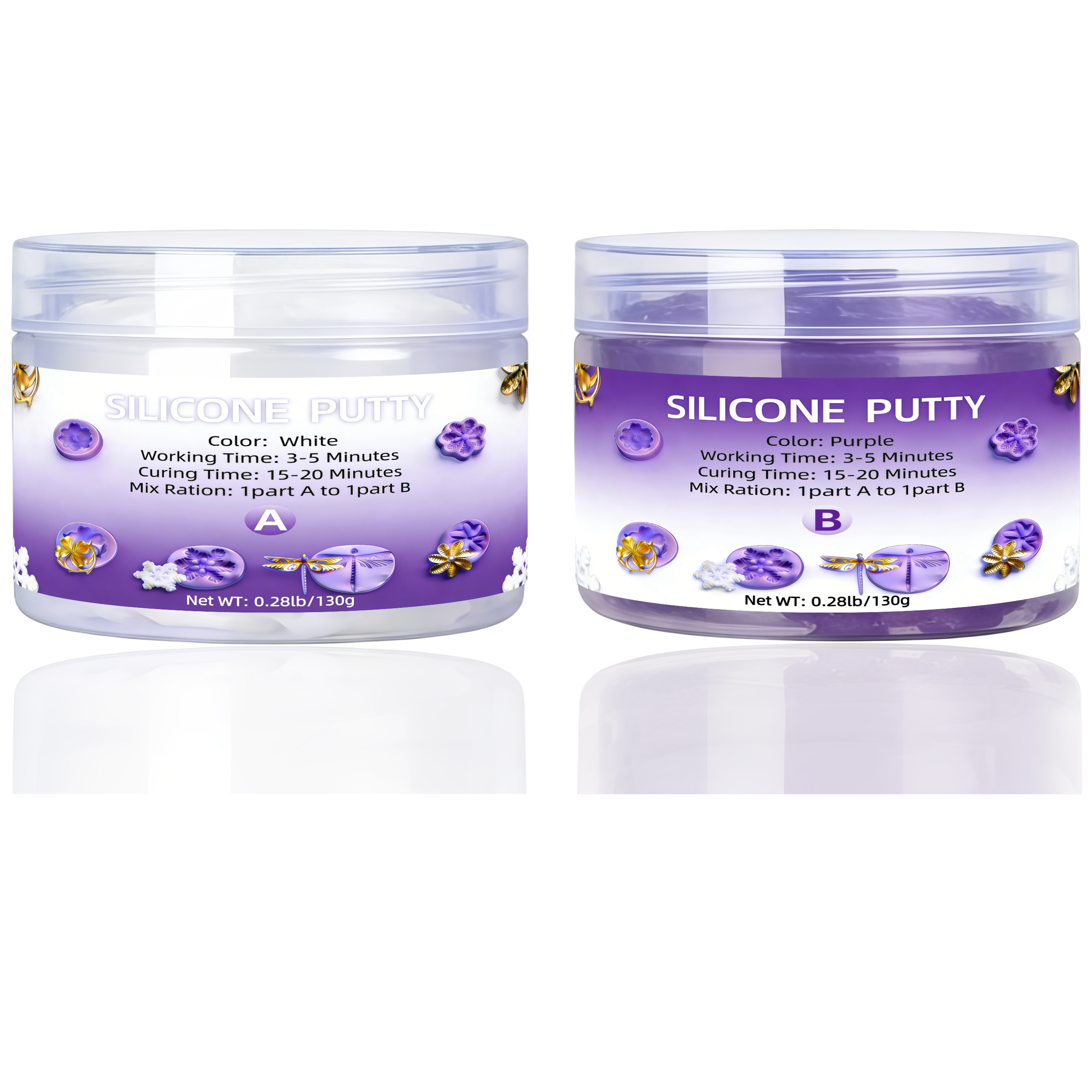 Silicone Putty - Flexible Sili - Resin Craft Kit のレビューと価格