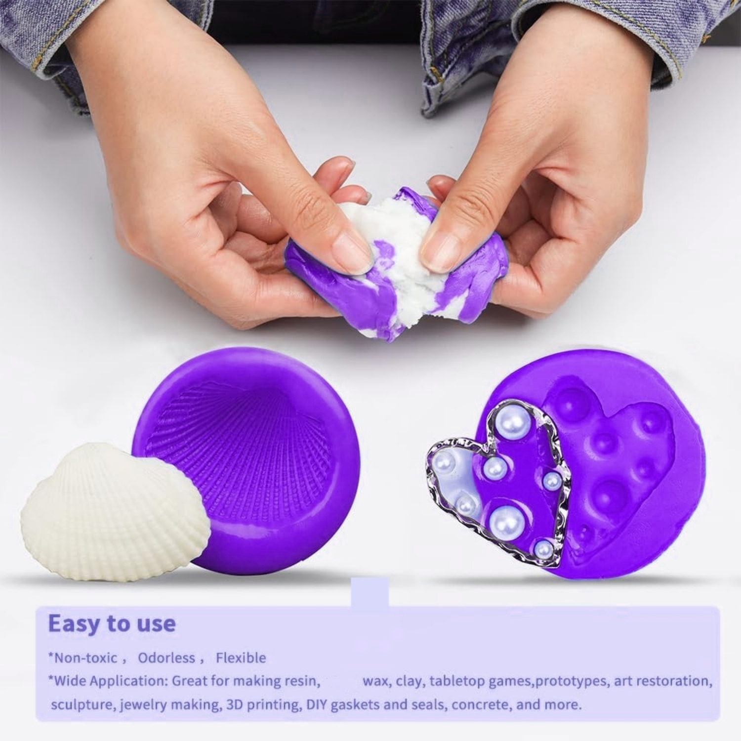 Silicone Putty - Flexible Sili - Resin Craft Kit のレビューと価格