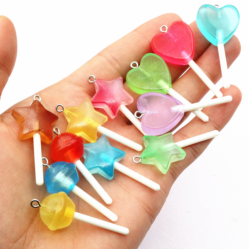 10pcs Mixed Colors Resin Cute  - Flower Preservation Resin のレビューと価格