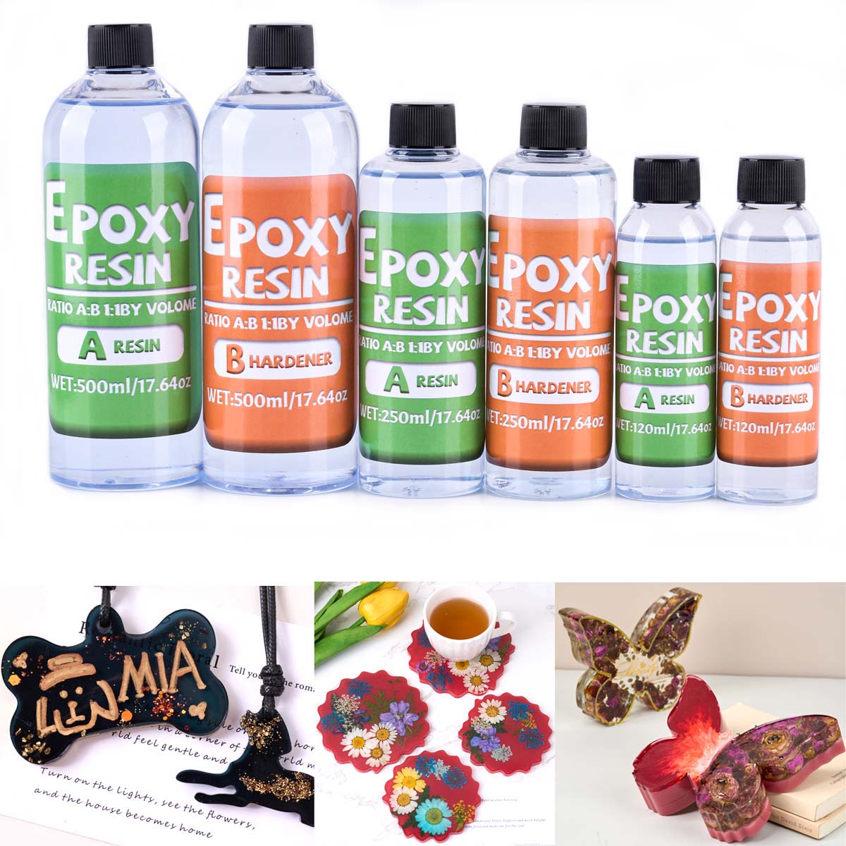 1:1 Ratio Epoxy Resin Kit Anti - Resin Jewelry Kit のレビューと価格