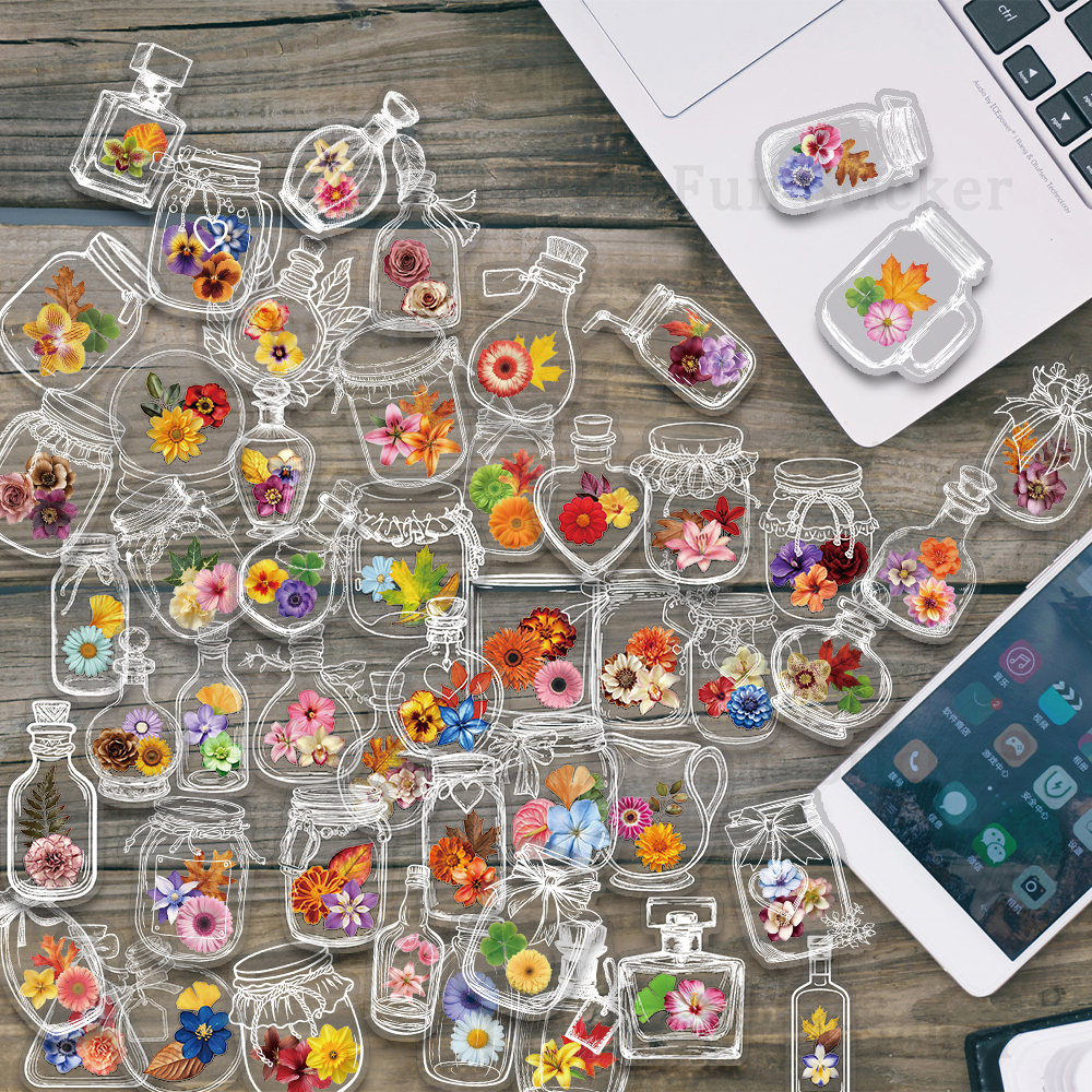 50PCS Glass Bottles with Dried - Dried Flower Bulk のレビューと価格