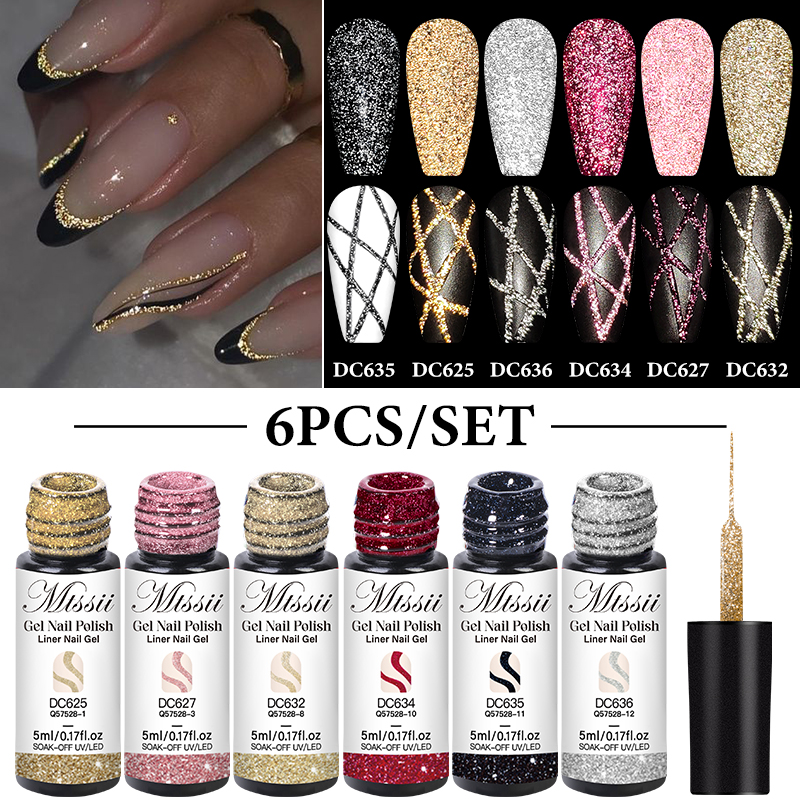 2/4/6pcs Reflective Glitter Li - Resin Glitter Pack のレビューと価格