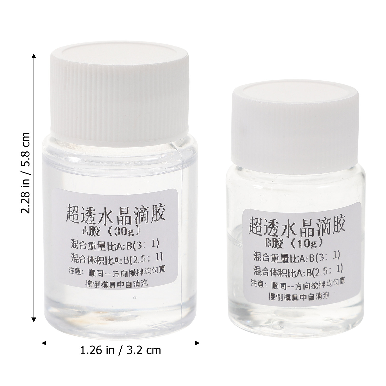 2Sets Transparent Epoxy Resin  - Resin Jewelry Kit のレビューと価格