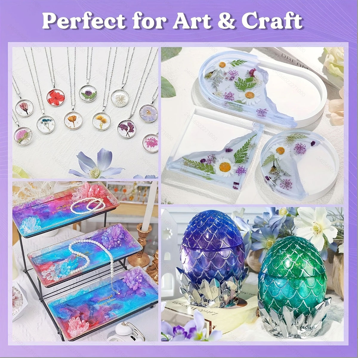 125ml/250ml Crystal Clear Cast - Resin Jewelry Kit のレビューと価格