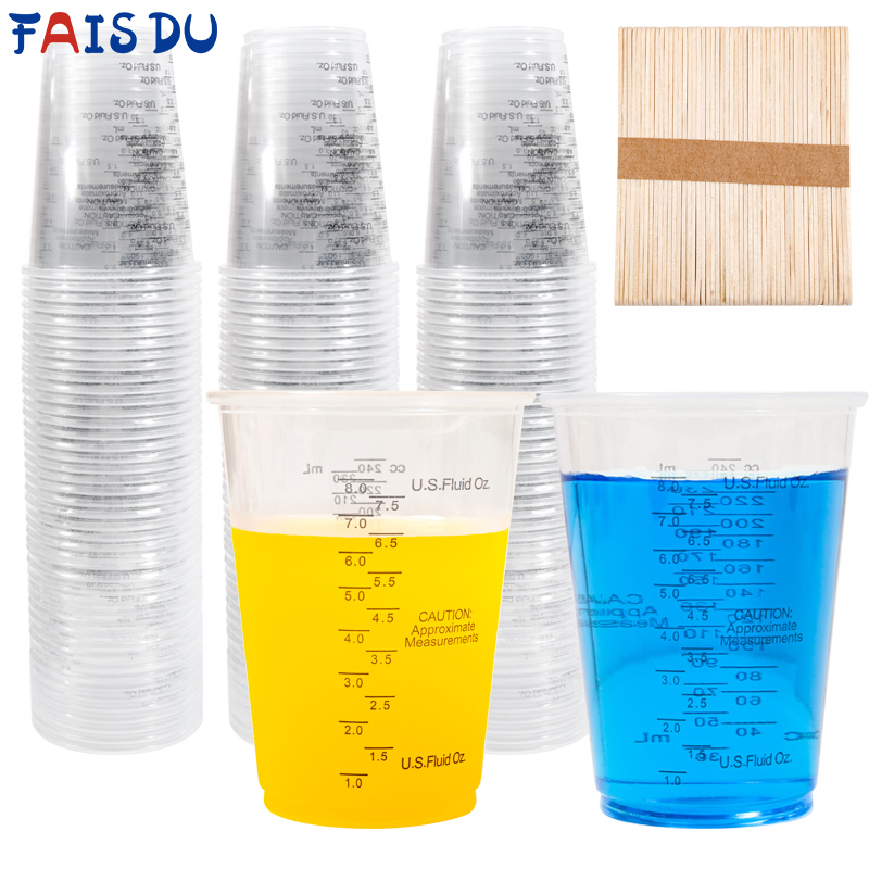 FAIS DU 8oz Disposable Measuri - Mixing Cup Silicone のレビューと価格