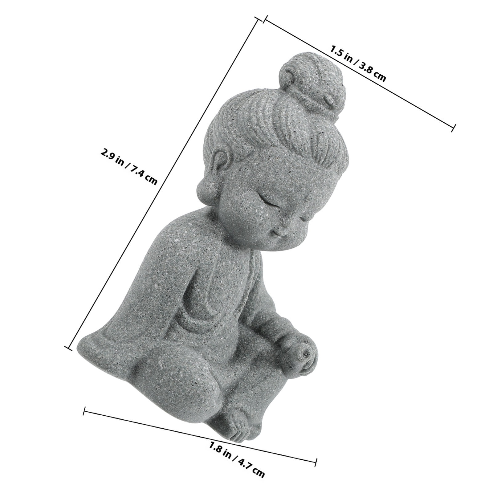 Resin Craft Buddha Statue Smoo - Resin Crafts のレビューと価格