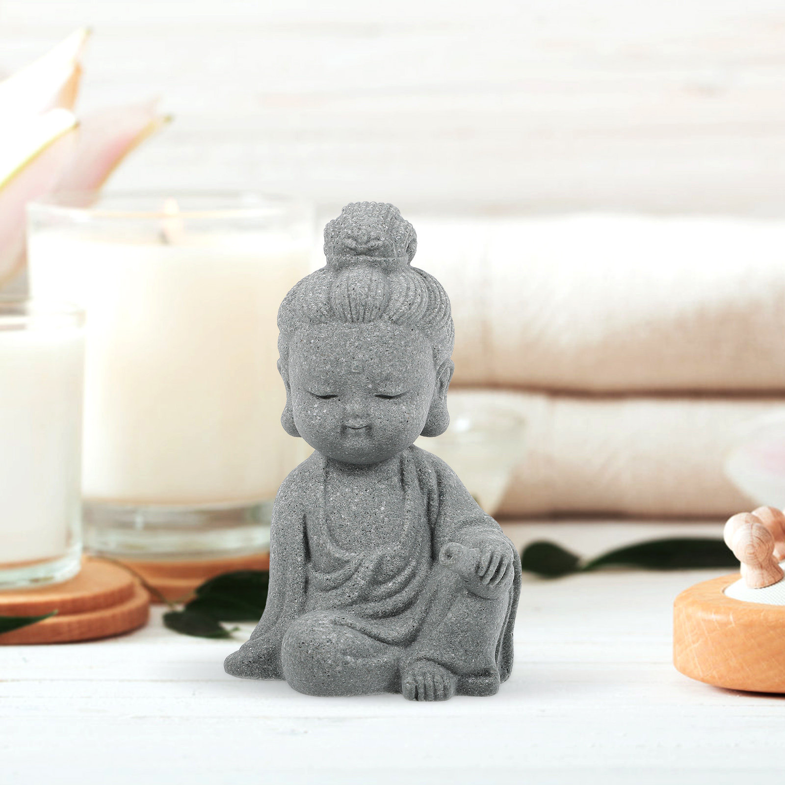 Resin Craft Buddha Statue Smoo - Resin Crafts のレビューと価格