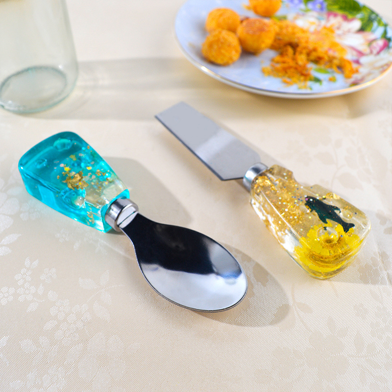 DM379 Knife And Fork Handle Re - Flower Preservation Resin のレビューと価格