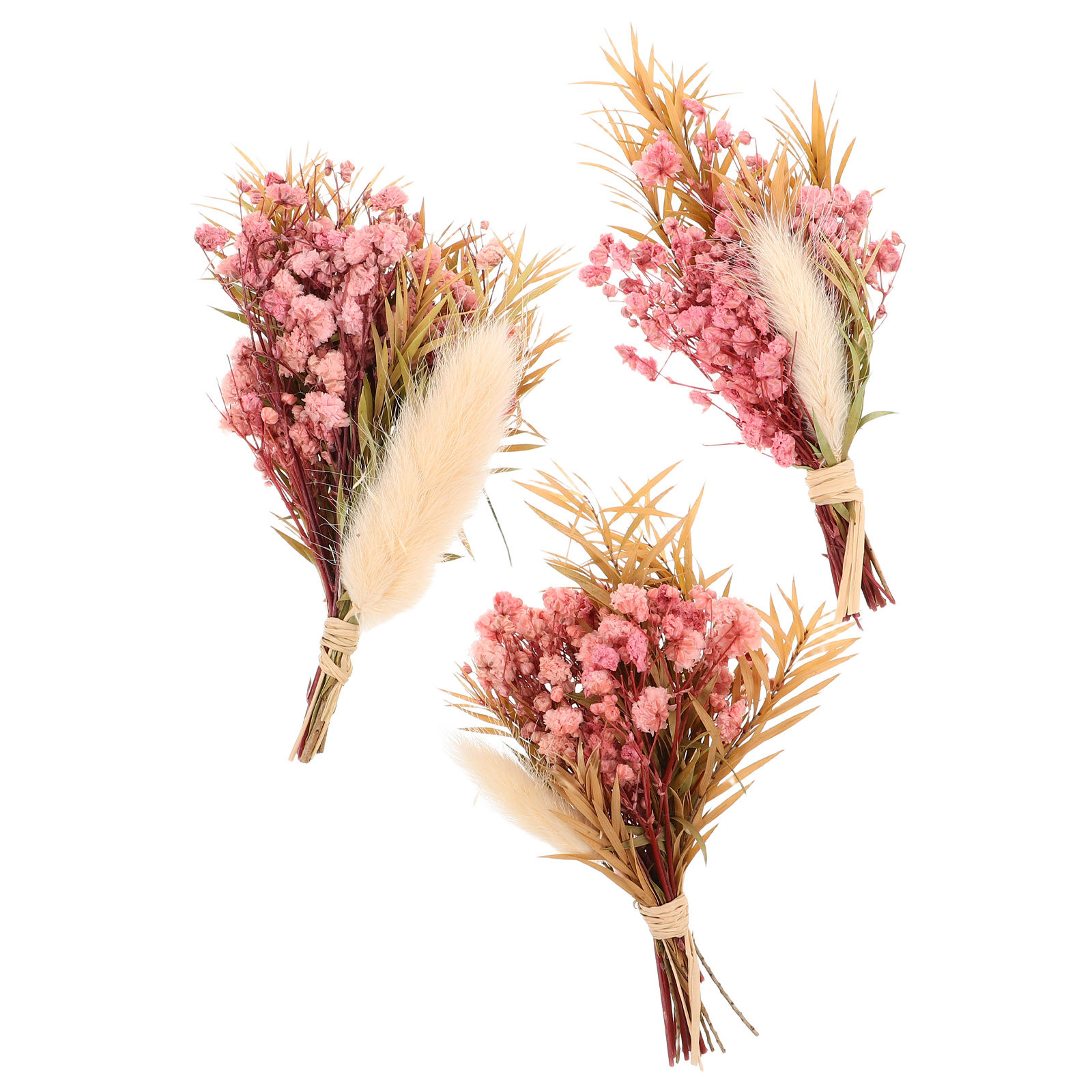 3Pcs Mini Dried Floral Bouquet - Dried Flower Bulk のレビューと価格