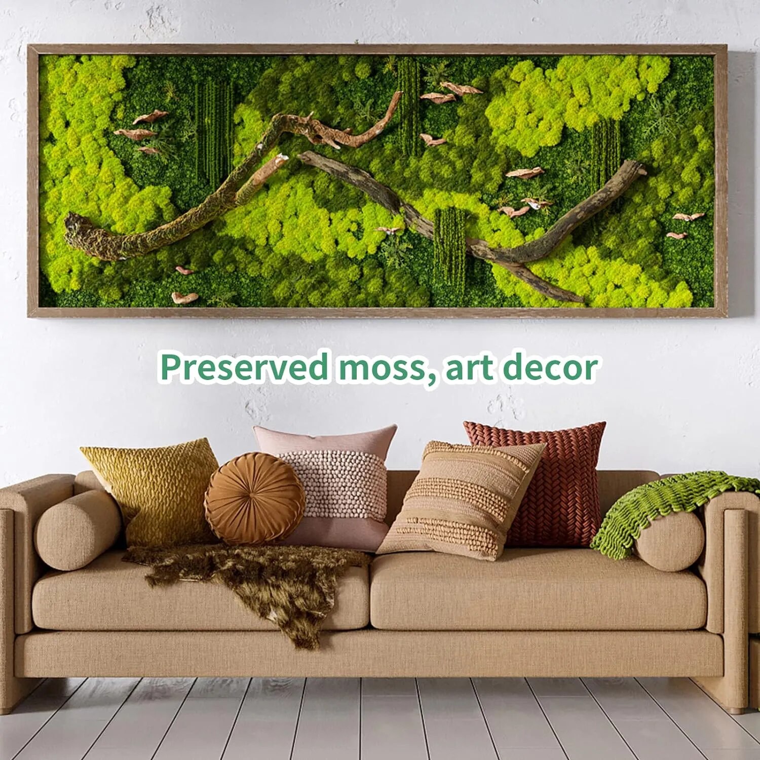 Artificial Green Plants Eterna - Terrarium Moss Art のレビューと価格