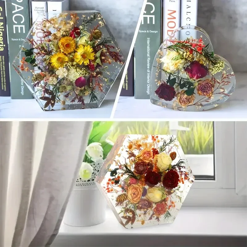 3/7pc Large Silicone Resin Mol - Flower Preservation Resin のレビューと価格