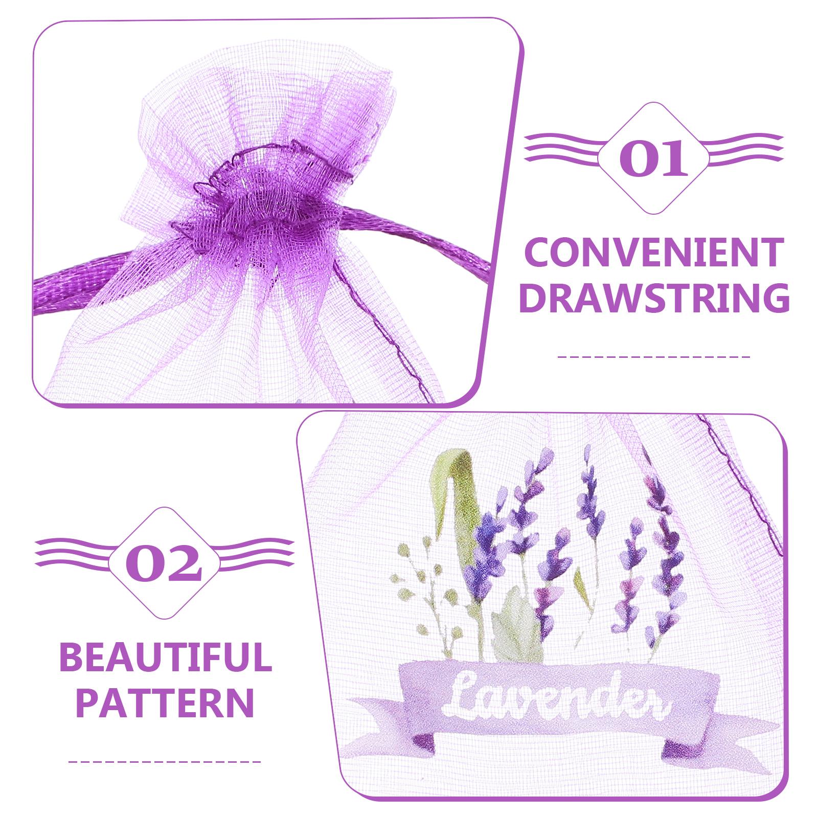 20 Pcs Empty Lavender Sachets  - Dried Flower Bulk のレビューと価格