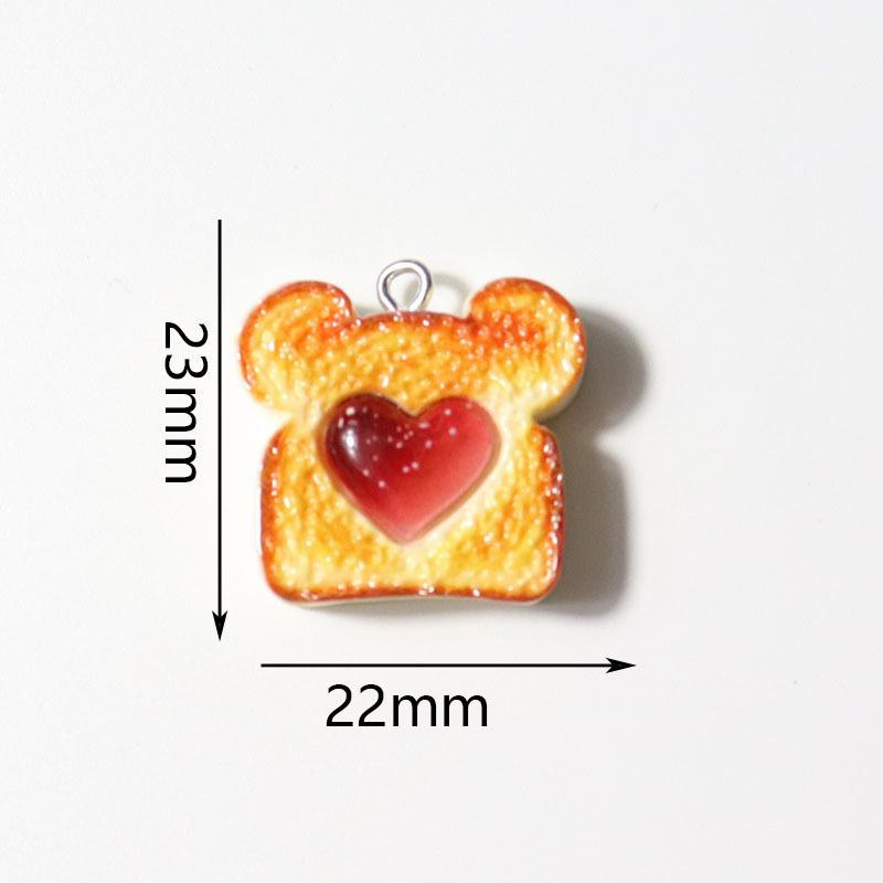 10pcs Resin Plastic Bread Pend - Resin Crafts のレビューと価格