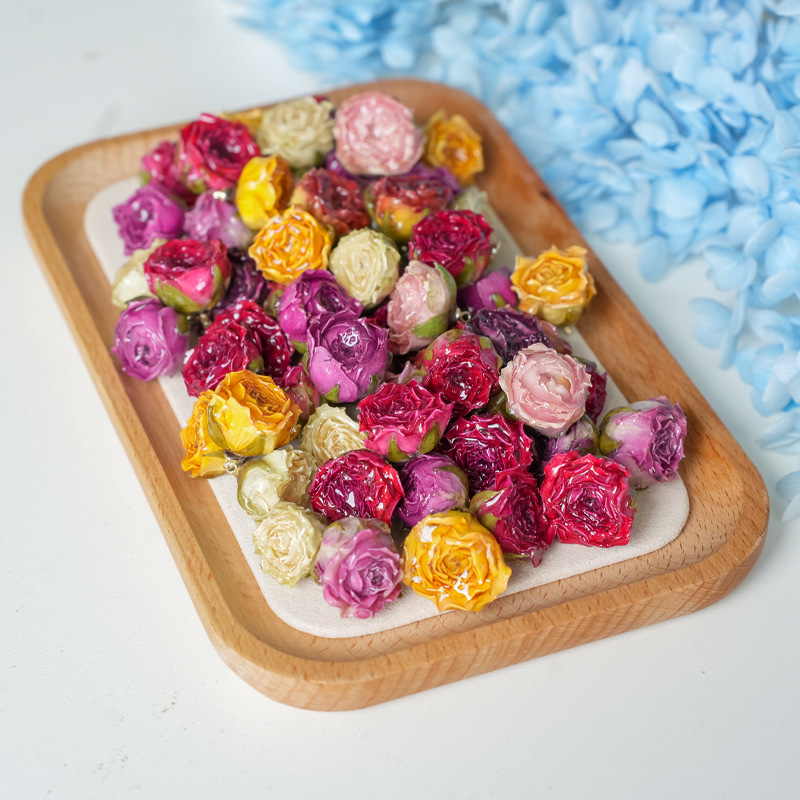 5pcs Drip Glue Roses Dried Flo - Dried Flower Bulk のレビューと価格