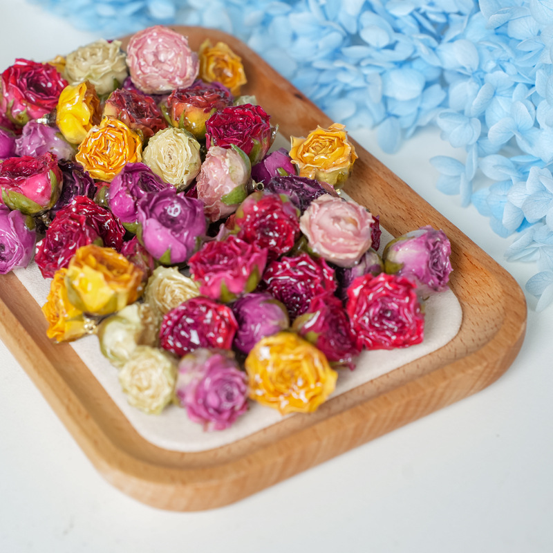 5pcs Drip Glue Roses Dried Flo - Dried Flower Bulk のレビューと価格