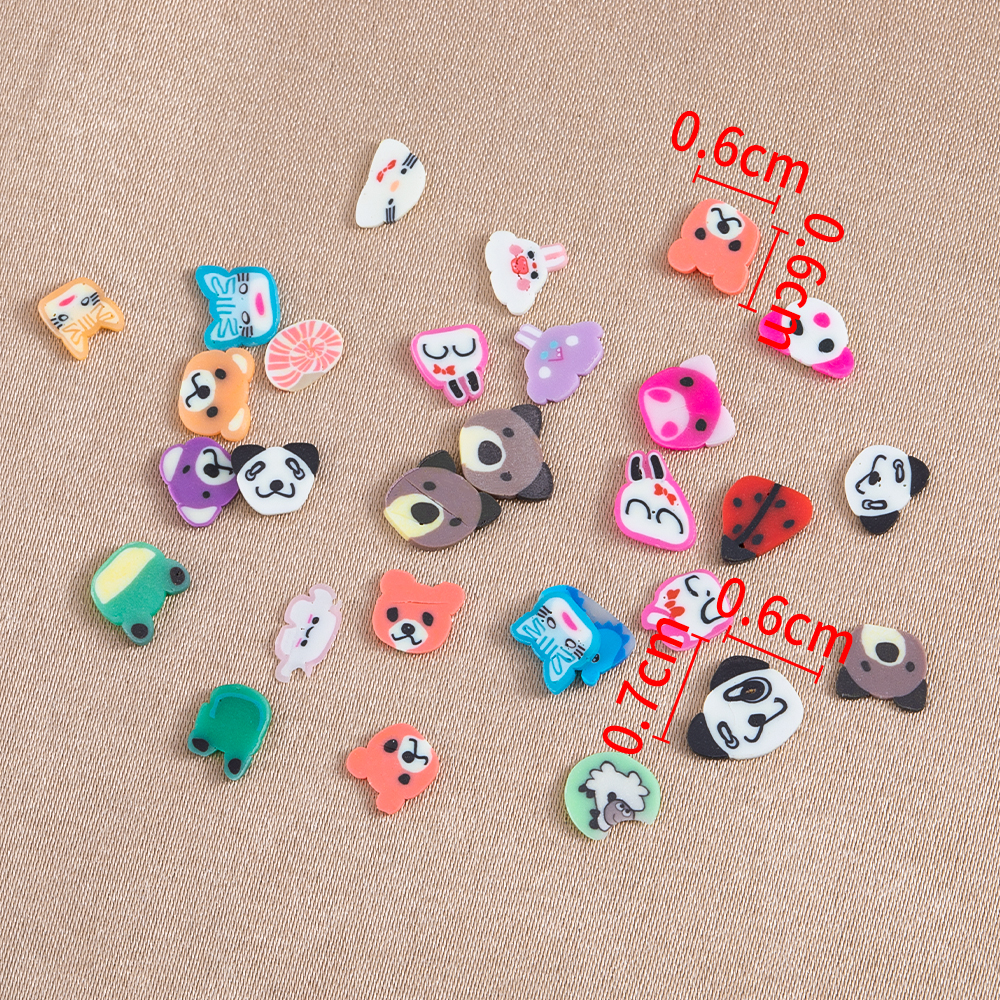 1000pcs Mix Fruit Soft Clay Sl - Flower Preservation Resin のレビューと価格