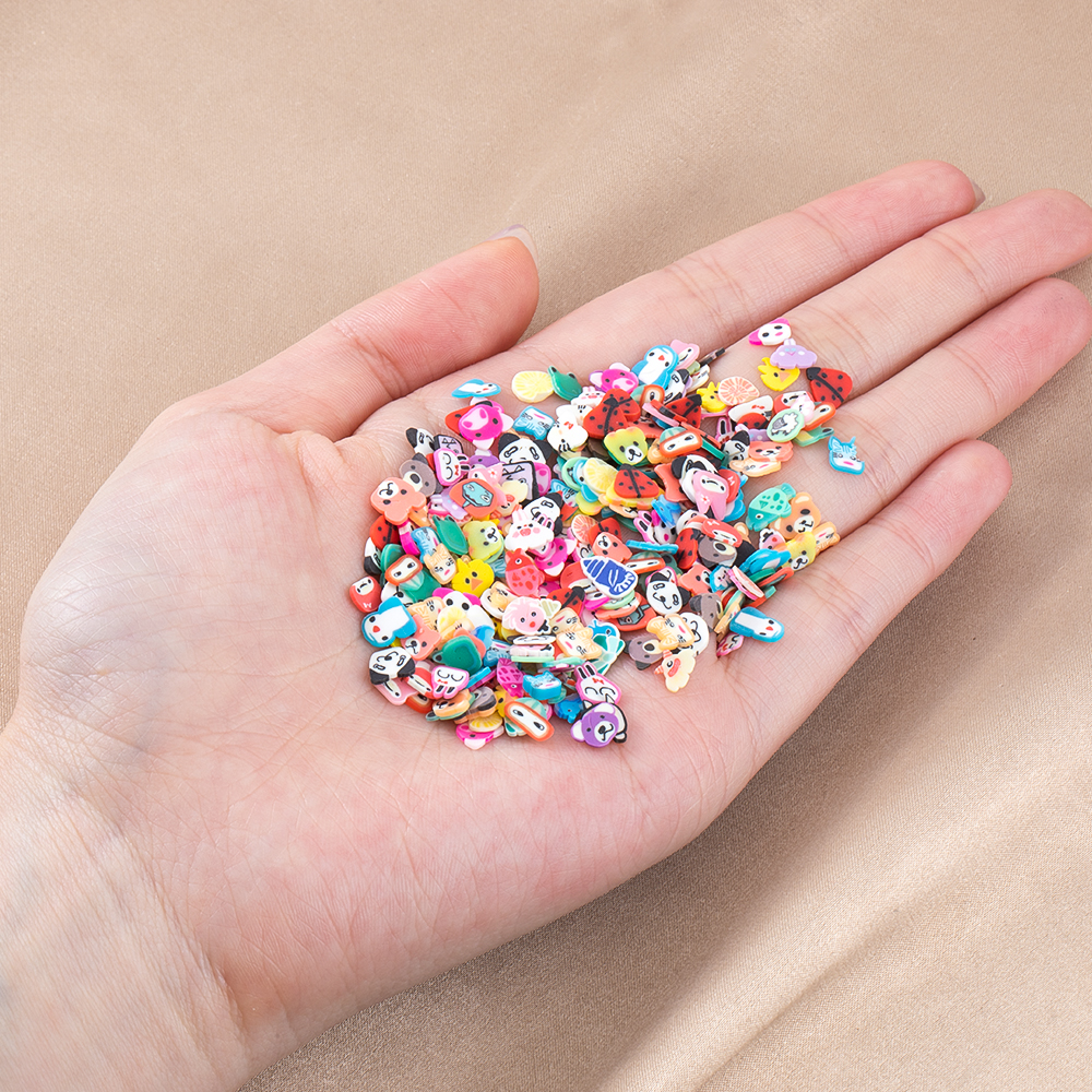 1000pcs Mix Fruit Soft Clay Sl - Flower Preservation Resin のレビューと価格