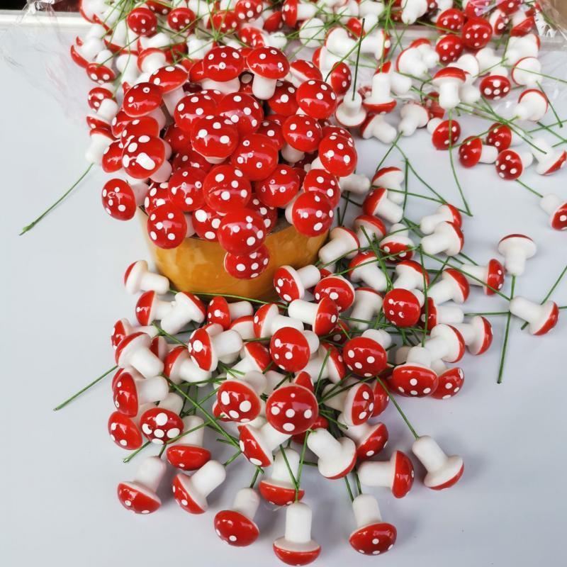 10-80PCS Mini Color Mushroom D - Terrarium Moss Art のレビューと価格
