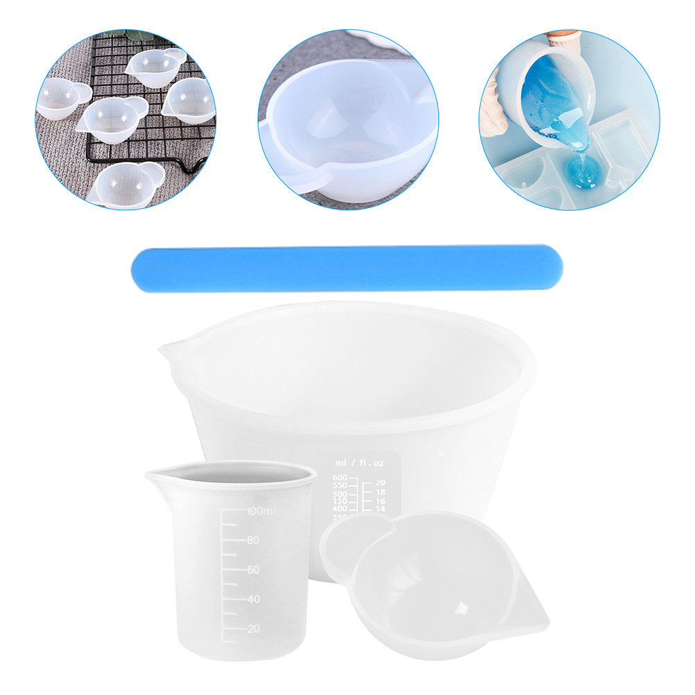 1Set Silicone Resin Measuring  - Mixing Cup Silicone のレビューと価格