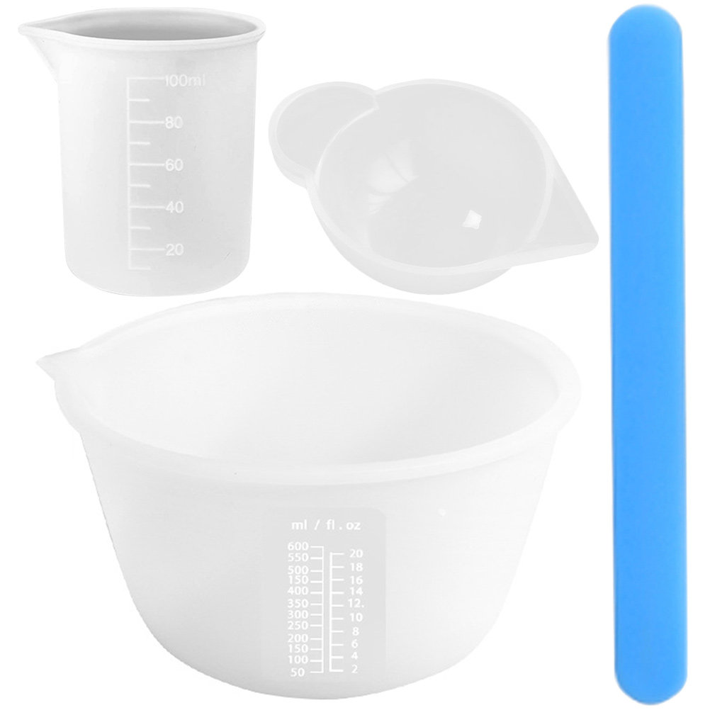 1Set Silicone Resin Measuring  - Mixing Cup Silicone のレビューと価格