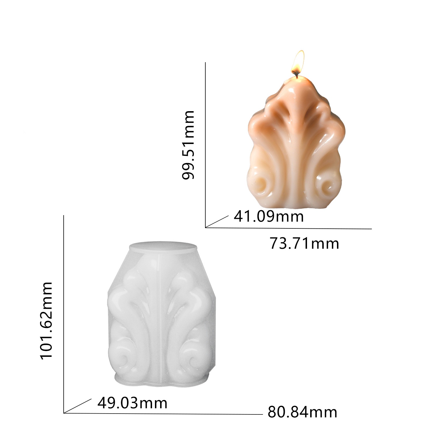 Ocean Shell Candle Silicone Mo - Resin Ocean Wave Mold のレビューと価格