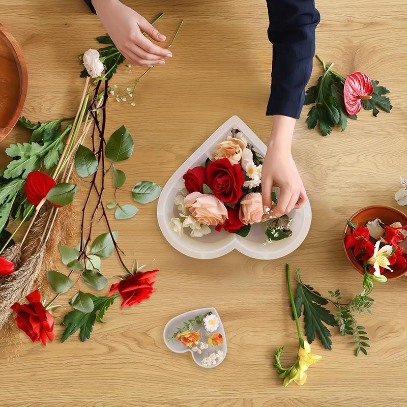 Large Heart Epoxy Resin Mold F - Flower Preservation Resin のレビューと価格