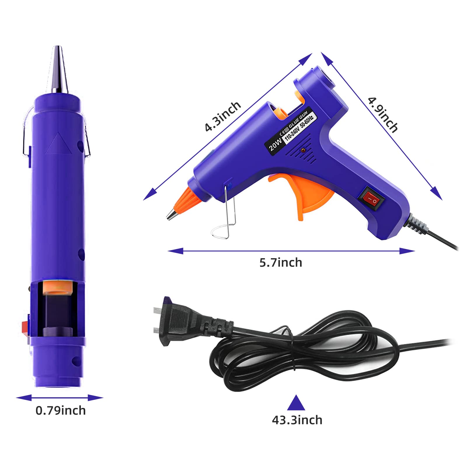 20W Hot Melt Glue Gun Househol - Heat Gun Small のレビューと価格