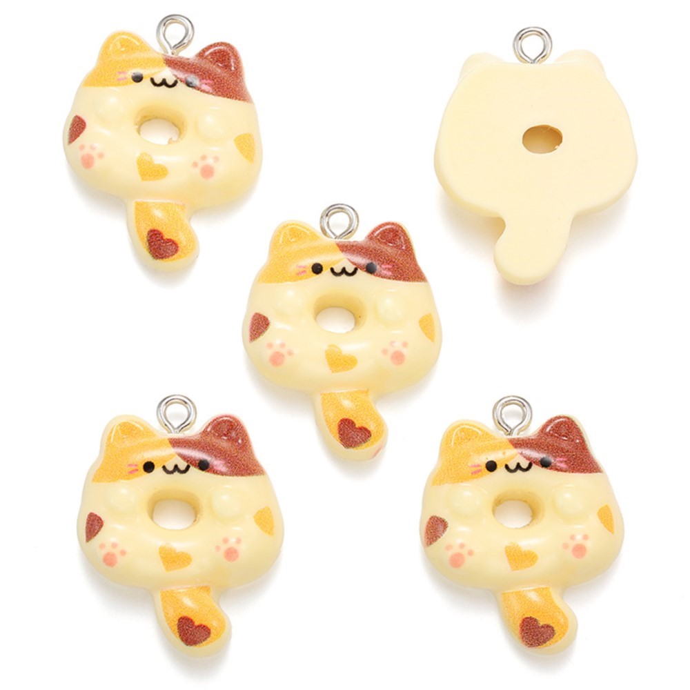 10Pcs Kawaii Cartoon Cat Resin - Resin Crafts Diy のレビューと価格