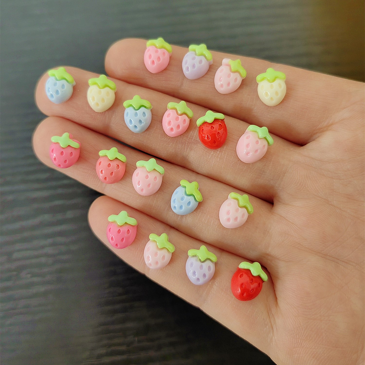30Pcs New Cute Resin Mini Smal - Flower Preservation Resin のレビューと価格