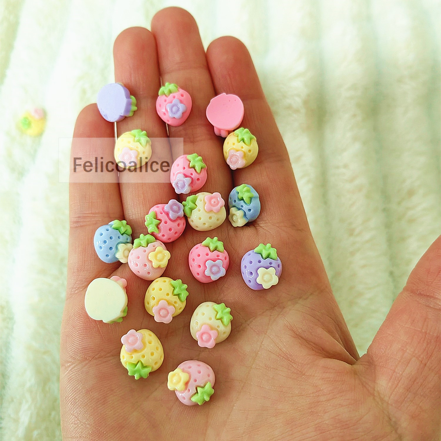 30Pcs New Cute Resin Mini Smal - Flower Preservation Resin のレビューと価格